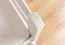 Letto a soppalco "Easy Premium Line" K22/n in faggio massello bianco - 90 x 200 cm