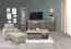 Cassettiera moderna 155 cm | Rovere e grigio | 5 scomparti, 3 cassetti | 99 x 155 x 39 cm
