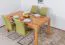 Tavolo pranzo Wooden Nature 416 | Faggio massello oliato | 160 x 90 cm | Design moderno e robusto