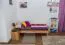 Letto futon in faggio massello oliato | 90 x 200 cm | Design moderno e robusto