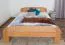 Letto matrimoniale "Wooden Nature" 140, faggio massello, naturale, incl. rete a doghe - 160 x 200 cm (l x l)