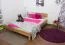 Letto futon in rovere massello oliato | Design moderno | 160 x 200 cm | Wooden Nature 03