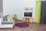 Mobile TV in pino massello laccato bianco 002 | 55 x 118 x 47 cm | Design moderno e robusto