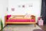 Letto singolo pino massello color ontano 95 | Rete a doghe inclusa | 90 x 200 cm | Design moderno