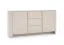 Madia moderna Vytgarth 05 | Cashmere | 2 ante, 3 cassetti, 4 scomparti | Push-to-open | 84 x 168 x 39 cm
