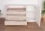 Comò Cerdanyola 10, colore: rovere / bianco - Dimensioni: 91 x 148 x 40 cm (A x L x P)