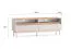 Mobile TV "Humboldt" 07, color cashmere/rovere Cremona, gambe: metallo, 2 cassetti, Sistema "Soft-Close", 154 x 40 x 55 cm