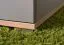 Armadio cameretta rovere/grigio | 195 x 80 x 50 cm | 2 ante battenti, 2 cassetti, asta appendiabiti | Bordi ABS