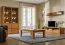 Soggiorno 4 pezzi Jussara | Rovere parzialmente massello | Finitura ambra | Design moderno