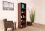 Scaffale 13 ripiani Mojokerto | Noce/Nero | 194 x 60 x 39 cm | Design moderno e versatile