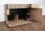 Madia "Jordalsgrenda" 05 | Rovere e nero | 2 ante, 2 cassetti, 5 scomparti | 90 x 150 x 40 cm