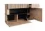 Madia "Jordalsgrenda" 05 | Rovere e nero | 2 ante, 2 cassetti, 5 scomparti | 90 x 150 x 40 cm