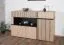 Madia "Jordalsgrenda" 05 | Rovere e nero | 2 ante, 2 cassetti, 5 scomparti | 90 x 150 x 40 cm