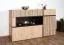 Madia "Jordalsgrenda" 05 | Rovere e nero | 2 ante, 2 cassetti, 5 scomparti | 90 x 150 x 40 cm
