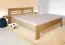 Letto matrimoniale king size 114 | Faggio massiccio naturale | 180 x 200 cm con rete a doghe