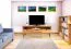 Mobile TV Rolleston 24 in rovere selvatico massiccio oliato - Dimensioni: 57 x 144 x 46 cm (A x L x P)