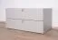 Cassettiera Skalle 08 per cameretta | Grigio | 47 x 94 x 49 cm | 2 cassetti con soft close