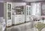 Scaffale Panduros 07 | Bianco pino e marrone rovere | 128 x 45 x 40 cm | Pratico e moderno