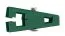 Giunto a U per pannello di recinzione, Finitura: rivestimento verde
