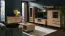 Vetrina moderna "Kanel" 06 | Rovere e antracite | 150 x 115 x 41 cm | Ampio spazio e design elegante