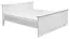 Letto matrimoniale king size Gyronde 20 | Pino massiccio laccato bianco | 180 x 200 cm | Stile country