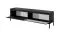 Mobile TV frontale Balta 11 | 2 scomparti ribaltabili | push-to-open | nero elegante | 53 x 187 x 39,5 cm | gambe in metallo