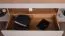 Soggiorno completo 5 pezzi "Barbe" | Colore cashmere | Bordi ABS | Caminetto elettrico incluso