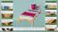 Letto singolo 76, pino massello, naturale, incl. rete a doghe - 90 x 200 cm