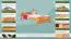 Letto singolo in pino massello color ontano 80 | Rete a doghe inclusa | 100 x 200 cm | Design moderno