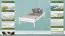 Letto singolo 99, pino massello, laccato bianco, incl. rete a doghe - 90 x 200 cm