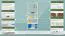 Scaffale in pino massello laccato bianco Junco 54A | 200 x 80 x 30 cm | Design moderno e stabile