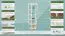 Scaffale angolare in pino massello laccato bianco Junco 58 | 200 x 71 x 54 cm | Design moderno e resistente
