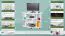 Mobile porta TV in pino massello laccato bianco | 7 ripiani | 4 ruote | 67 x 67 x 65 cm | Junco 208
