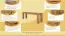 Panca in rovere massello "Wooden Nature" 132 | 140 x 33 cm | Design moderno e naturale