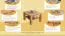 Tavolino in rovere massello "Wooden Nature" 122 | Design moderno | 45 x 65 x 65 cm