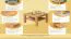 Tavolino da salotto 80 x 80 x 45 cm | Faggio massello naturale | Design moderno | Wooden Nature 421