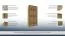 Armadio ante battenti Selun 05 | Rovere marrone scuro | 197 x 90 x 53 cm | Design moderno senza maniglie