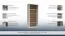 Scaffale alto Segnas 14 | pino bianco e rovere marrone | 198 x 90 x 43 cm | stile country