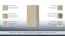 Armadio angolare per cameretta "Benjamin" 15 | Faggio/crema | 198 x 86 x 86 cm | Design moderno e funzionale