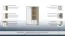 Cassettiera per cameretta Benjamin 26 | Faggio e bianco | 134 x 86 x 37 cm | Stile moderno e funzionale