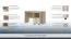 Cameretta - Scrivania "Benjamin" 29, faggio / crema - 76 x 125 x 60 cm (h x l x p)