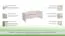 Letto singolo Luis 25 | Rete a doghe inclusa | Testiera destra | Bianco rovere e verde | 90 x 200 cm