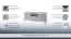 Mobile porta TV Bignona 14 | Pino bianco | 60 x 144 x 47 cm | 2 cassetti e 2 ante | Design rustico
