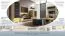 Arredo soggiorno completo 2 pezzi Lipik | Rovere e nero | Design moderno | Struttura parzialmente massello