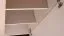 Armadio angolare Fricourt 02 | Beige e rovere chiaro | 195 x 95 x 95 cm | 10 ripiani | 2 appendiabiti | Bordi in ABS