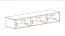 Mobile porta TV moderno Raudberg 02 bianco | 3 scomparti | 160x40 cm | Design compatto