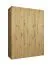 Armadio 3 ante battenti Korab 13 | Rovere Artisan | Maniglie color cashmere | Soft-Close | 150 cm