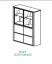 Soggiorno completo 5 pezzi | Set Jussara | Rovere parzialmente massello naturale | Design moderno