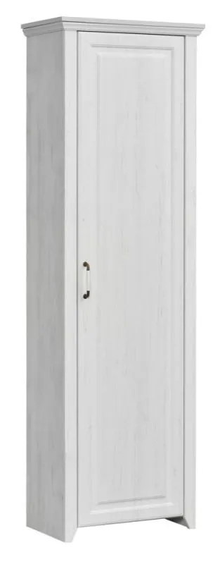 Armadio Bibaor 08 in rovere bianco | 209 x 67 x 41 cm | Design moderno e versatile