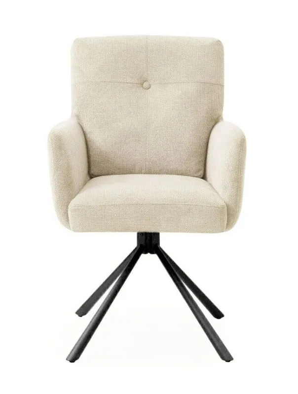 Sedia girevole Maridi 264 | Beige elegante | 93 x 57 x 66 cm | Comfort e stile moderno